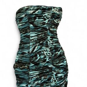 Charlotte Russe Women's animal print bodycon mini dress club party